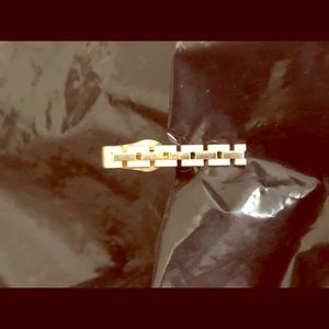 SWANK CHILDS CLIP-ON TIE TAC CHAIN DESIGN 1950’s